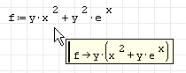 defining f(x, y)