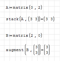 initializing an empty matrix