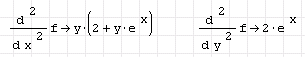 Segundas derivadas